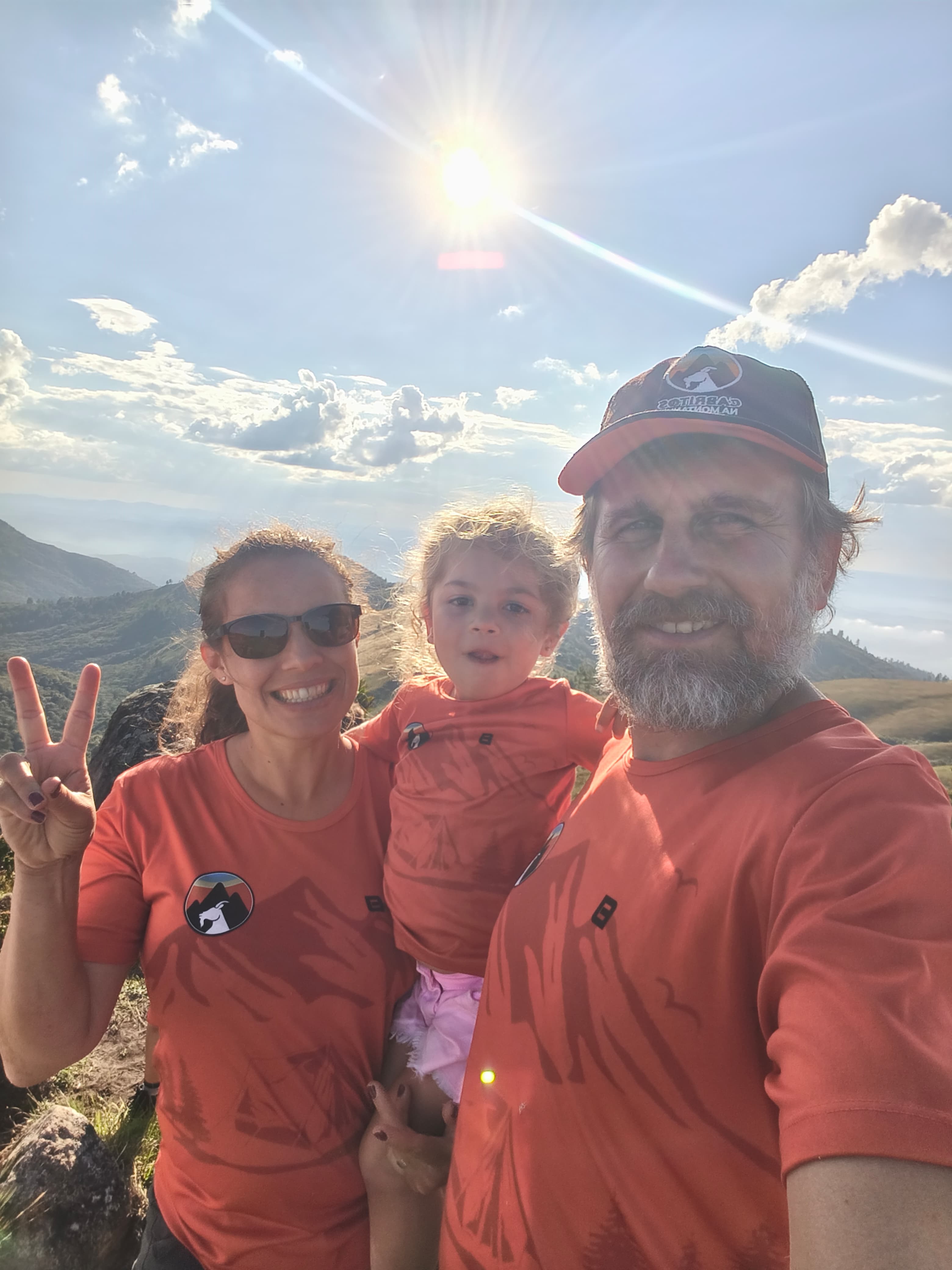Família Cabritos na Montanha